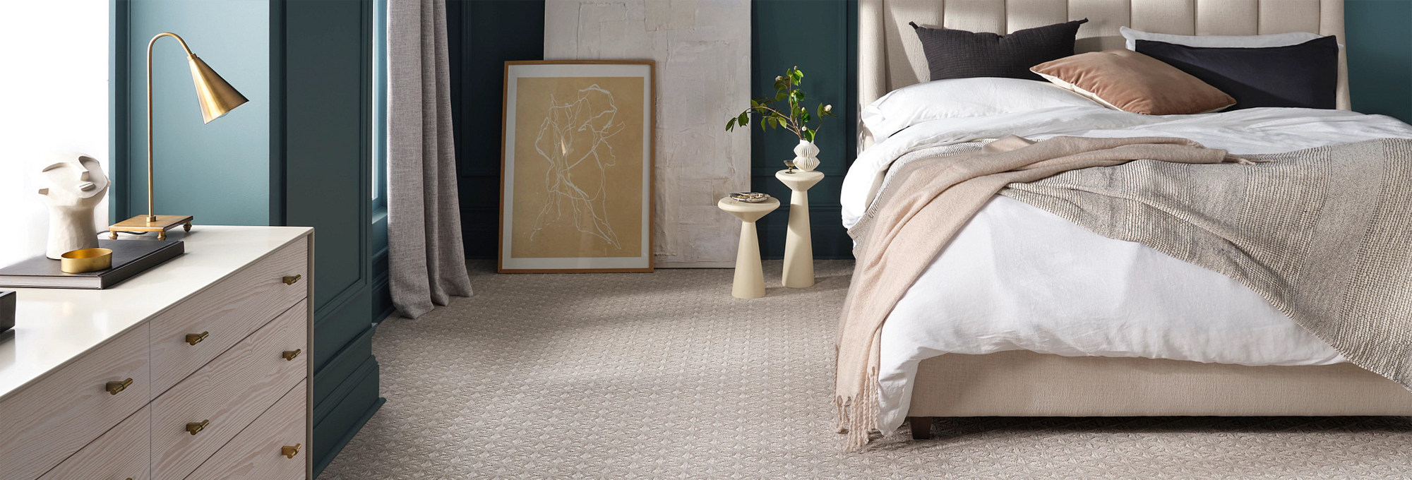 Bed on carpet from Coastal Floor Covering Inc in Crowley, LA